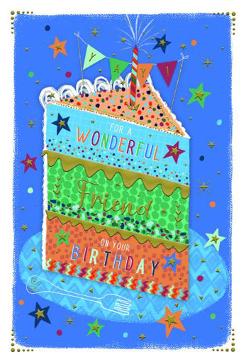 Picture of WONDERFUL FRIEND BIRTHDAY CARD